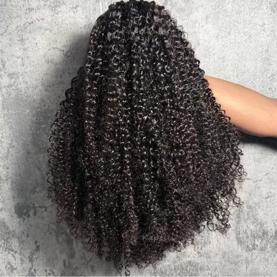 Full, defined water-wave human hair bundles